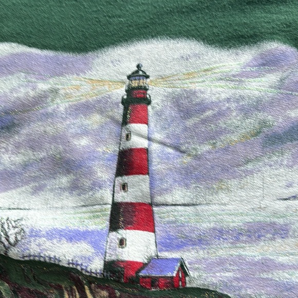 Retro Coastal Nautical Lighthouse Crewneck Sweatshirt - Picture 10 of 10